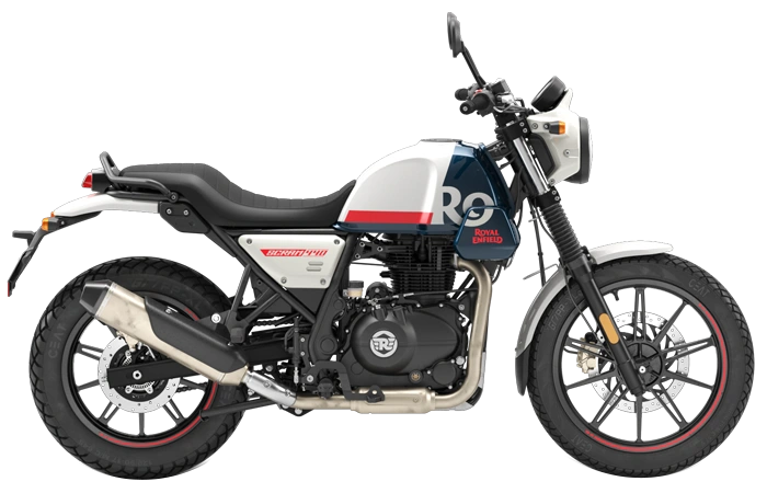 Royal Enfield Scram 440 – produktová fotografie