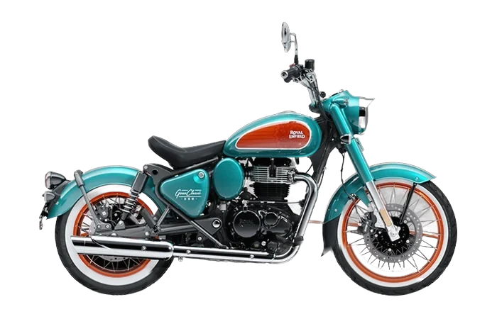 Goan Classic 350 Verde acqua di viaggio