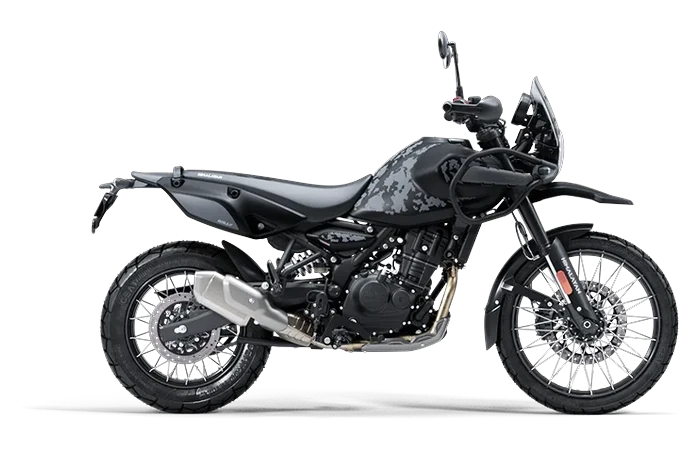Royal Enfield Himalayan 450 – demo motorka Mana Black a Hanle Black