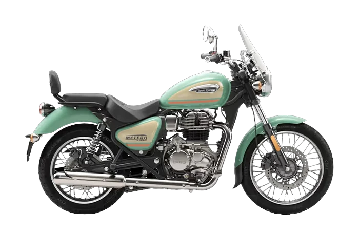 Meteor 350 Aurora Retro Green