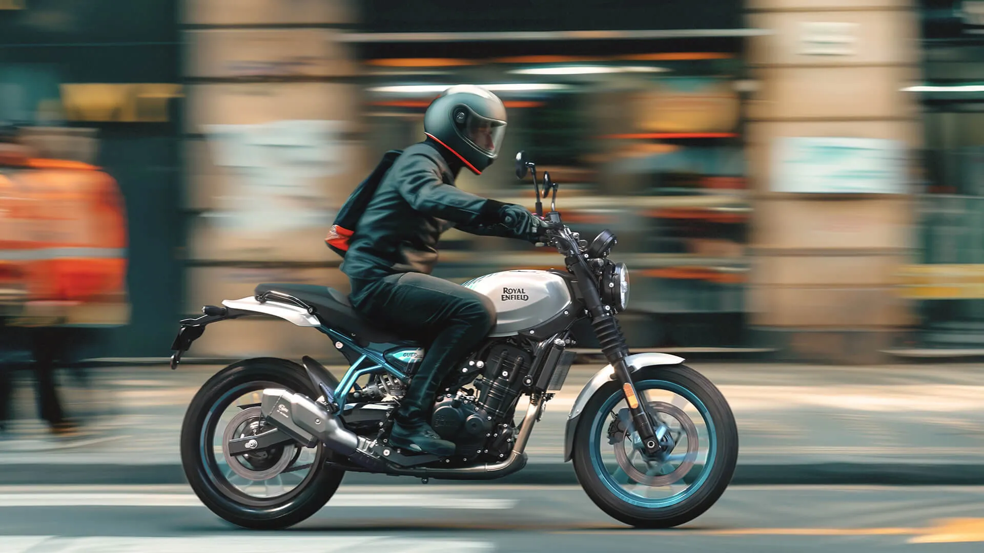 सड़क पर Royal Enfield Guerrilla 450 – तस्वीर 3